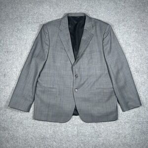 Ermenegildo Zegna Blazer Mens Size 48 Grey High Performance Australian Wool